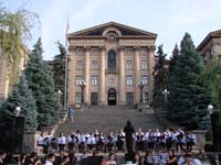 Paros Chamber Choir performing 